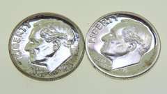 23 Assorted Silver Proof Roosevelt Dimes 1956-1964