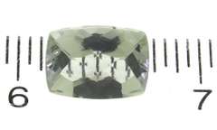 6.30ct Rectangle Green Quartz