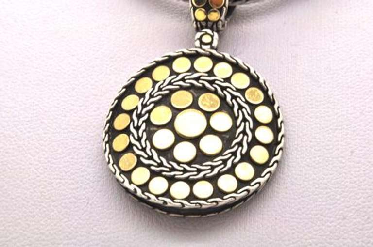 18 KT & STERLING JOHN HARDY JAISALMER PENDANT