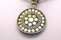 18 KT & STERLING JOHN HARDY JAISALMER PENDANT