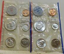 1961 Uncirculated Mint Set, Silver, both P and D coins