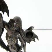 Dragon Lady Candle Holder Bronze Sculpture