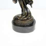 Dragon Lady Candle Holder Bronze Sculpture