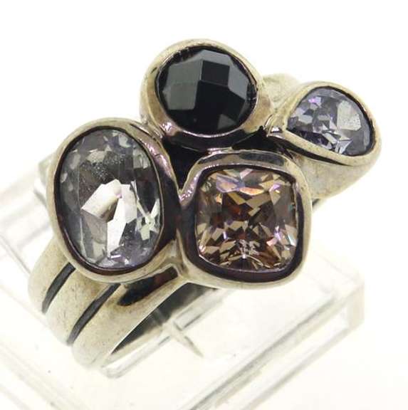 Sterling Silver Silpada Multi CZ Ring