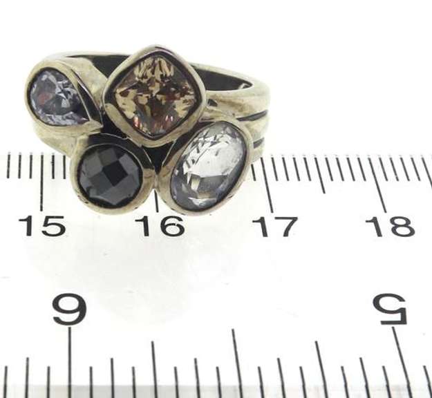 Sterling Silver Silpada Multi CZ Ring