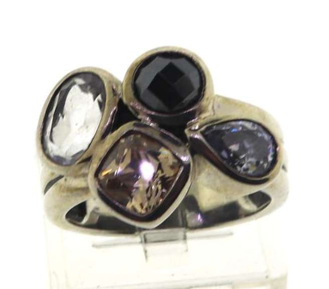 Sterling Silver Silpada Multi CZ Ring