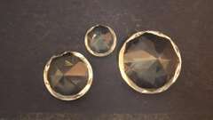 Clear Crystal Trio Diamonts - Set of 3