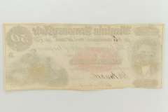 $50 Virginia Treasury Note Oct 15 1862 Series