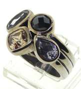 Sterling Silver Silpada Multi CZ Ring