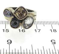 Sterling Silver Silpada Multi CZ Ring