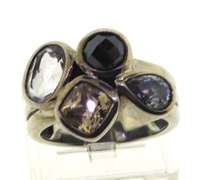 Sterling Silver Silpada Multi CZ Ring