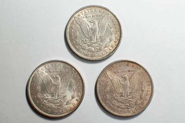1889 1890 &1890 O Slider Morgan Dollars