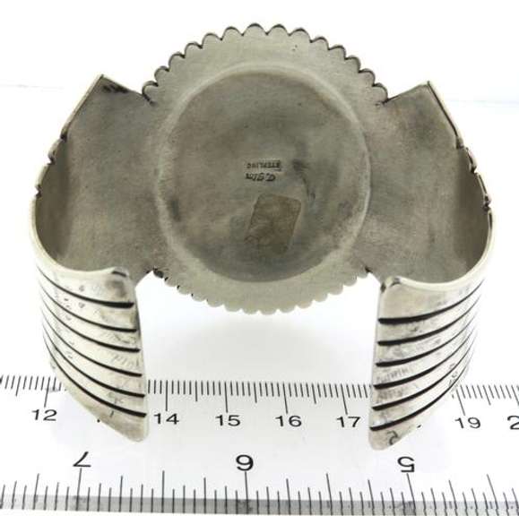 Thomas Jim Navajo Sterling Silver Cuff Bracelet