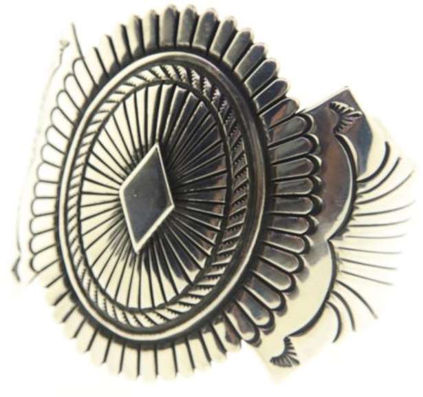 Thomas Jim Navajo Sterling Silver Cuff Bracelet