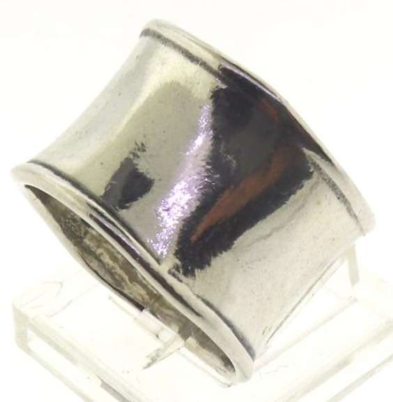 Sterling Silver Silpada Hammered Cuff Ring