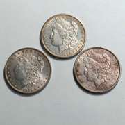 1879 1889 &1899 O Slider Morgan Dollars