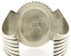 Thomas Jim Navajo Sterling Silver Cuff Bracelet