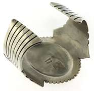 Thomas Jim Navajo Sterling Silver Cuff Bracelet