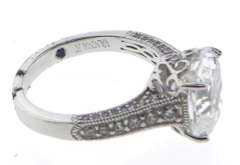 Sterling Silver Cushion Cut CZ Ring