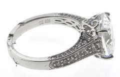 Sterling Silver Cushion Cut CZ Ring