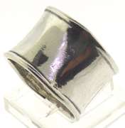 Sterling Silver Silpada Hammered Cuff Ring