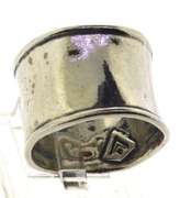 Sterling Silver Silpada Hammered Cuff Ring