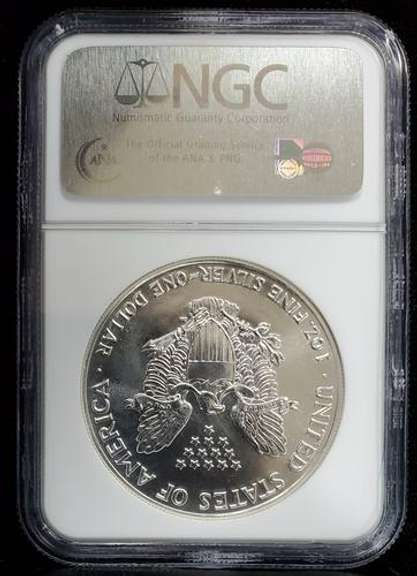 1988 Certified Silver Eagle MS68 NGC