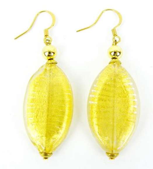 Italian Murano Art Glass Necklace & Earrings