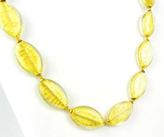 Italian Murano Art Glass Necklace & Earrings