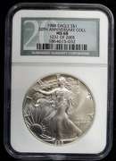 1988 Certified Silver Eagle MS68 NGC