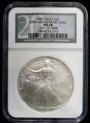 1995 Certified Silver Eagle MS68 NGC