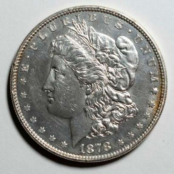 1878 8 Tail Feathers BU Morgan Dollar