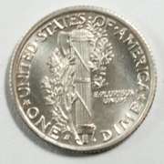 1938 D Choice Gem BU Mercury Dime