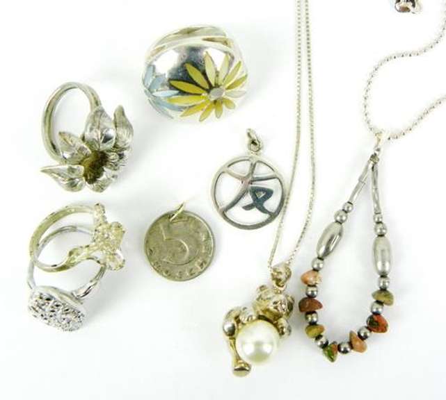Great Variety of Sterling Silver Jewelry