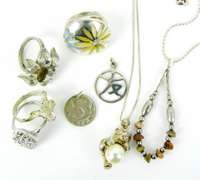 Great Variety of Sterling Silver Jewelry
