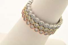 LADIES 14 KT TRI COLOR 3 DIAMOND RING SET