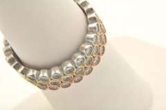 LADIES 14 KT TRI COLOR 3 DIAMOND RING SET