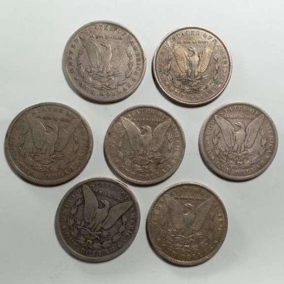 7  Morgan Dollars