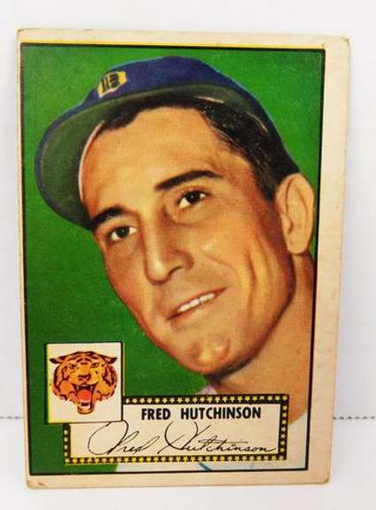 Fred Hutchinson, Tigers 1959 Topps Baseball Card