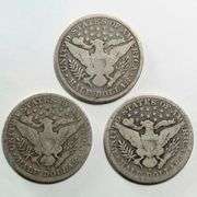 1892 1893 O And 1901 S Barber Halves