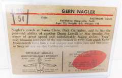 Gern Nagler, Colts 1953 Bowman Football Card