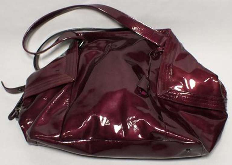 Salvatore Ferregamo burgandy leather purse