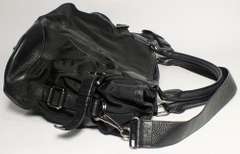 Burberry canvas black leather purse