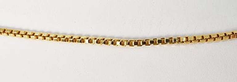 Delightful Box Link Chain in 14K Yellow Gold