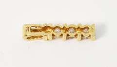 Tasteful Three Diamond Pendant in 14K