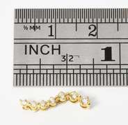 Cute Seven Diamond Pendant in 10K