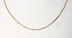 Delightful Box Link Chain in 14K Yellow Gold