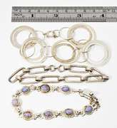 A Trio of Fun Bracelets in .925 Silver
