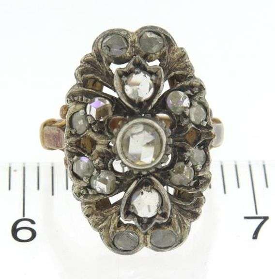 Antique Rose Cut Diamond Ring