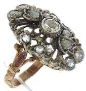 Antique Rose Cut Diamond Ring